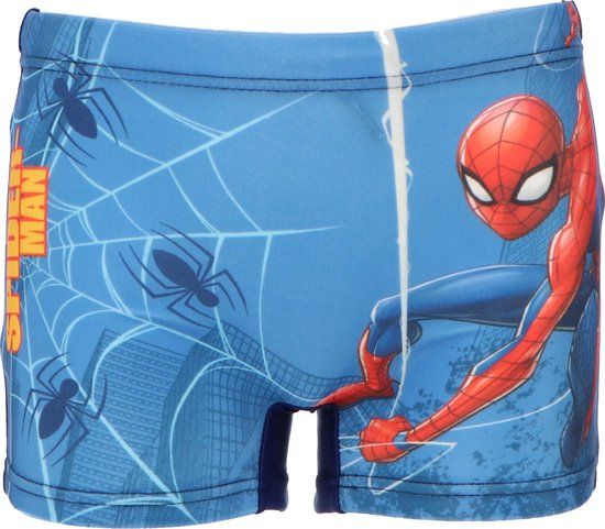 Spiderman Swim Boxer - Blue - 3/4 Years - 98/108 cm