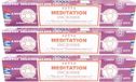 HEM Satya Nag Champa wierook - Meditation - 3x pakje van 12 stuks - 15 gram