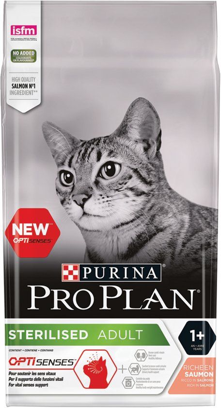 PRO PLAN Kat Sterilised Adult 1+ - Rijk aan Zalm - Kattenvoer - 1.5 kg