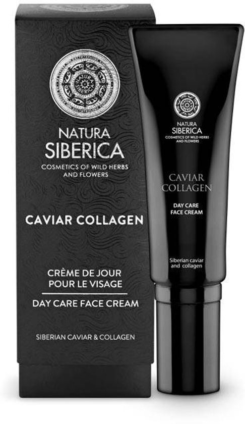 Natura Siberica Caviar Collagen Day care face cream against first signs of aging 30 ml
