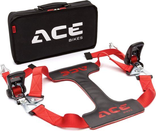 Acebikes Tyrefix Pro Motorband Spanband - Zwart / Rood