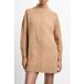 French Connection Robe en maille douce à col roulé Camel