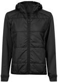 Tee Jays Women's Hybrid-Stretch Hooded Jacket TJ9113 - Black/Black - M