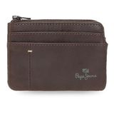 Pepe Jeans Staple Portemonnee Bruin 11x7x1,5 cm Leer