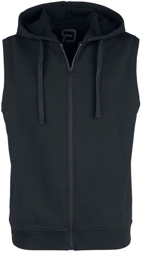 R.E.D. by EMP R.E.D. Rock-Engineered Design Zwart sweatvest met capuchon - Heren - S