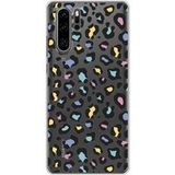1001 coques Huawei P30 Pro Leopard colore bedrukt siliconen hoesje