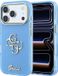 Guess hoesje voor iPhone 18 Pro Max en iPhone 17 Pro Max - rigide behuizing - lichtblauw