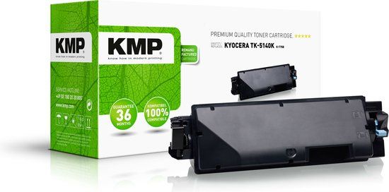 KMP Toner vervangt Kyocera TK-5140K Compatibel Zwart 7000 bladzijden K-T75B