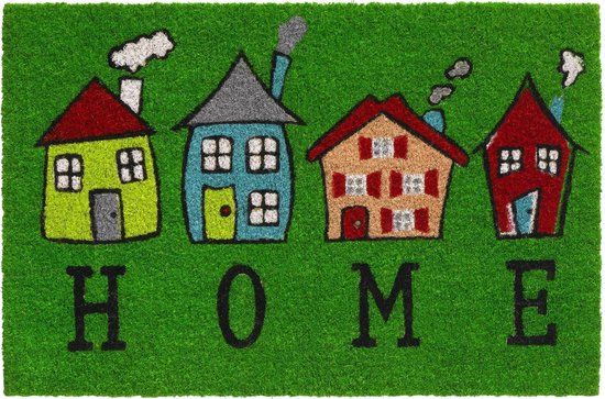 Hamat Deurmat Home 4 houses 40x60cm