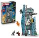 LEGO Marvel Avengers 76352, La Nouvelle Tour des Avengers, set de construction à 4 étages et 6 figurines, cadeau pour enfants à partir de 12 ans