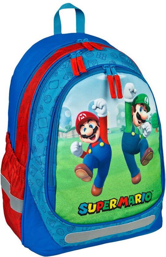 Nintendo Merchandising Super Mario Bros Rugzak 43 Cm Veelkleurig Kinderen