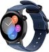 Strap-it Nylon gesp smartwatch bandje - blauw