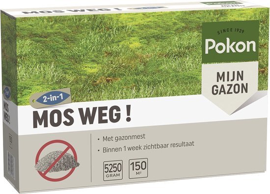 Pokon Mos Weg! 150 m2 5250 gr