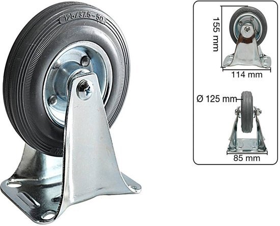 Benson Bokwiel 125mm Maximale Belasting 100 Kg