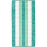 Cawo Cawo Noblesse Stripes Serviette de bain 80x150 émeraude
