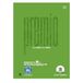 Staufen Green collegeblok - DIN A4, gelijnd 28 (geruit met kantlijnen), 2 blokken van 80 vel elk, 4 gaatjes, 90 g/m² gerecycled papier