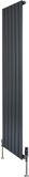 radiateur design 1 colonne - 1600x420 mm - gris - robinet thermostatique