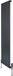 radiateur design 1 colonne - 1600x420 mm - gris - robinet thermostatique