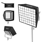 NEEWER 12.2"x11.4" Opvouwbare Softbox Diffuser met Grid en Tas voor LED Video Licht Panel
