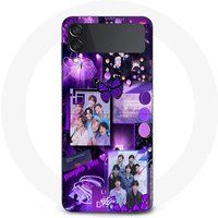 Samsung Galaxy Z Flip3 Hoesje bts concept paars