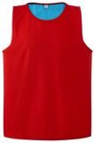 Tremblay CT TREMBLAY Reversibel rugby hesje - Rood/Blauw - Polyester - Maat L