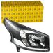 HELLA 1LE 011 565-141 FF/Halogeen Koplamp - voor o.a. Vauxhall Vivaro B Box (X82) - ECE - voor linksrijdend verkeer - rechts