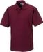 Russell Men's Hardwearing Polycotton Poloshirt 'Russell' Burgundy - 4XL