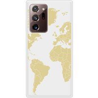 Samsung Bedrukt siliconen hoesje compatibel met Galaxy Note 20 Ultra Map beige