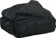 vidaXL Zomer dekbed zwart 200 x 240 cm satijn en microfiber