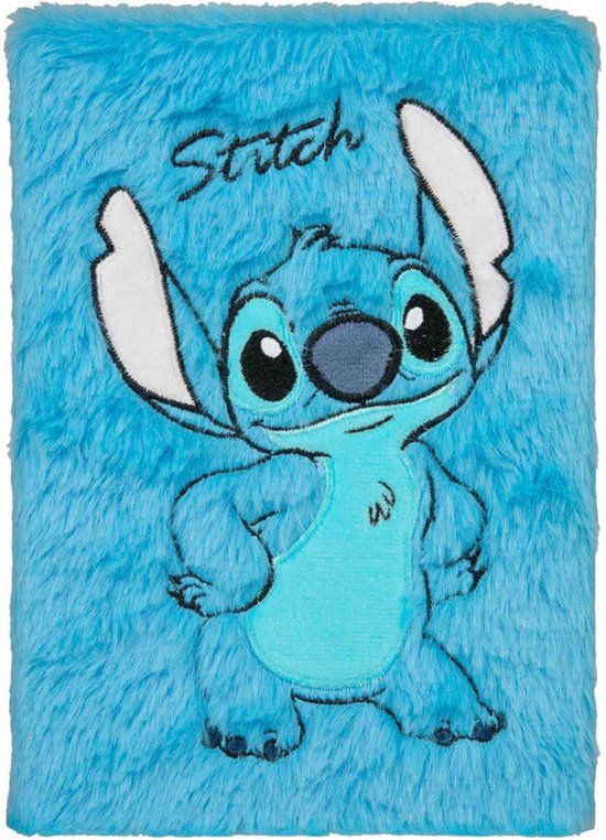 Undercover Lilo & Stitch Pluche Notitieboek A5 Blauw