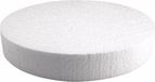Rayher hobby materialen Rayher Piepschuim schijf/schijven - wit - 25 cm breed en 4 cm dik