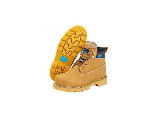 OX Safety Nubuck Veiligheidsschoenen Honingkleurig - Maat 47