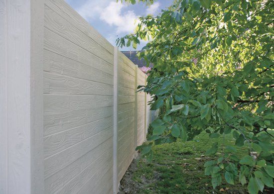 Intergard Beton schutting Wood texture enkelzijdig 200x193cm