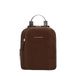 PIQUADRO - Sac à Dos Porte-tablette en Cuir - Femme - Daim Noyer Foncé