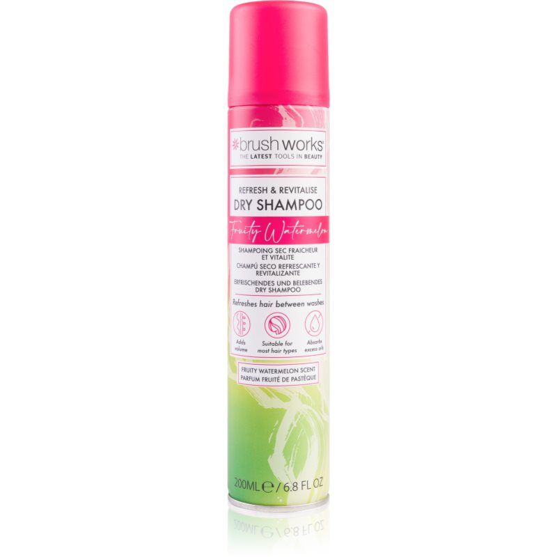 Brushworks Refresh & Revitalise Fruity Watermelon Dry Shampoo 200ml