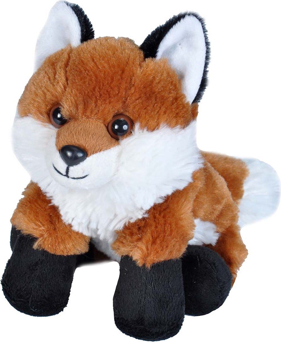 Wild Republic Knuffel Rode Vos Junior 18 Cm Pluche Bruin/wit