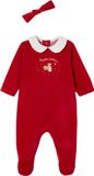 Vertbaudet Babyset - kerst - babypakje - haarband
