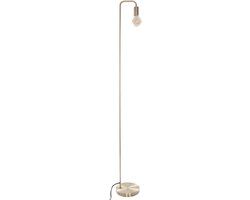 Metalen Vloerlamp - Staande Lamp - Goud - E27 - 150 cm