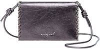 Desigual portemonnee clutch Mone Capsule Tiny Zip Clutch Plata Oscura mauve
