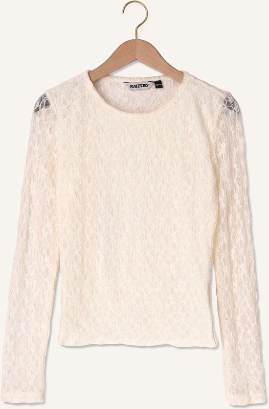 RAIZZED Taar Tops & T-shirts Meisjes - Shirt - Ecru - Maat 140