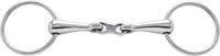 Dubbel Bol Dubbelgebroken RVS Watertrens 14 cm Geborsteld RVS Polyester
