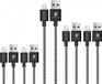 Dux Ducis 2.1A Fast Charge USB-A naar Lightning Kabel Set 5-Pack (2x 1M + 2x 2M + 1x 3M)