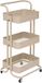 5Five Trolley - beige - 3 laags - 45 x 36 x 86 cm - metaal
