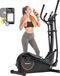 MERACH Crosstrainer - Fitnessapparaat Thuis - 16 Niveaus Weerstand - Kinomap Compatibel - Tot 150kg - Bluetooth - LCD Display - 42 cm Schrittlengte
