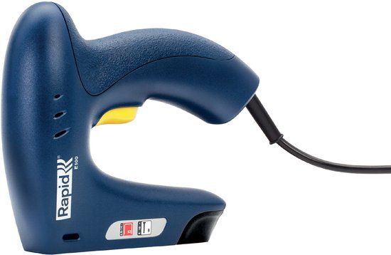 Rapid E100 elektrische nietmachine blauw