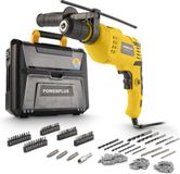Perceuse à percussion POWXBOX008 - 810 W - 158 accessoires