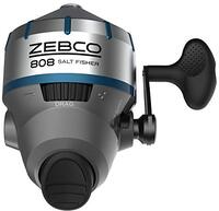 Zebco 808 Zoutwater Spincast Vismolen - Zilver