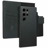 Accezz Leather Bookcase 2-in-1 with MagSafe for Samsung Galaxy S24 Ultra - Onyx Black