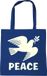 Logoshirt Baumwolltasche Peace Friedenstaube