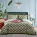furn. Deco Palm Bedrukte Ruches Dekbedovertrek - Super King - Moss